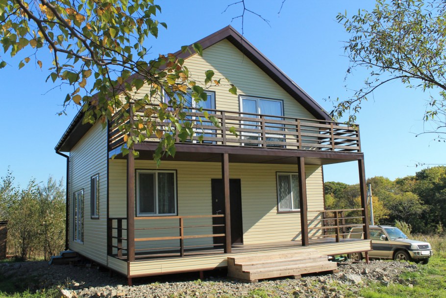 Терраса на втором этаже