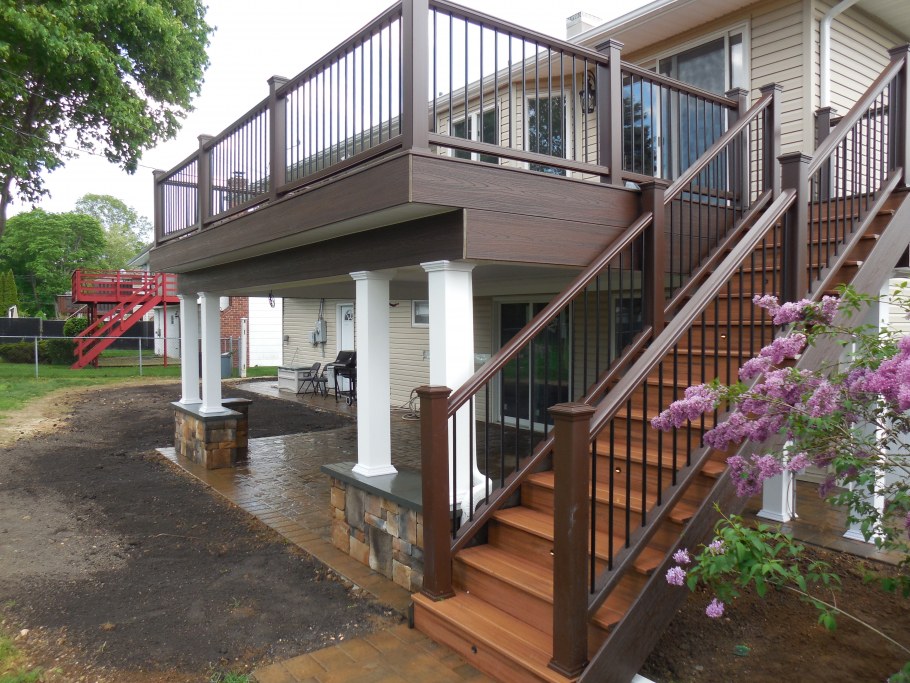 Двухэтажная веранда