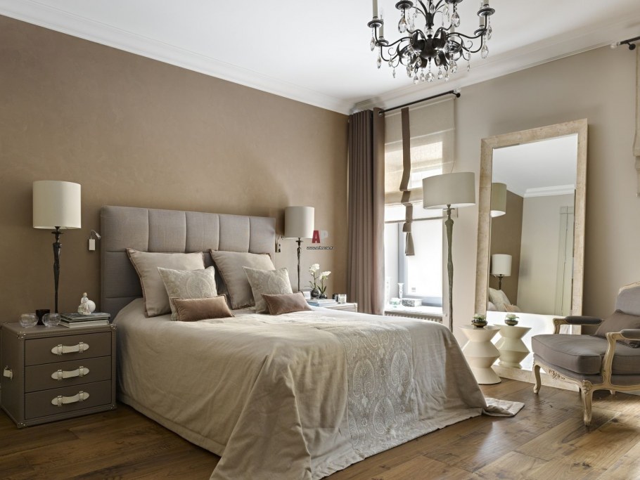 Серо бежевый интерьер