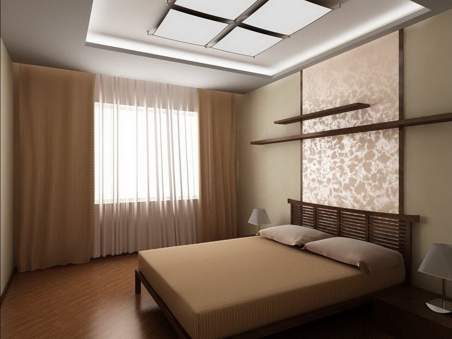 Отделка маленькой спальни