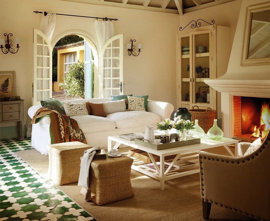 Красивые интерьеры в стиле Кантри
