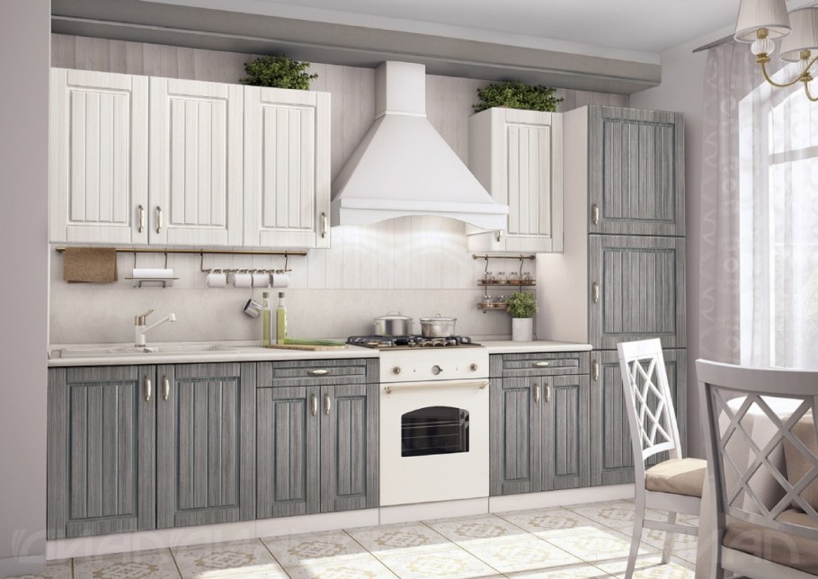 Серая кухня Прованс