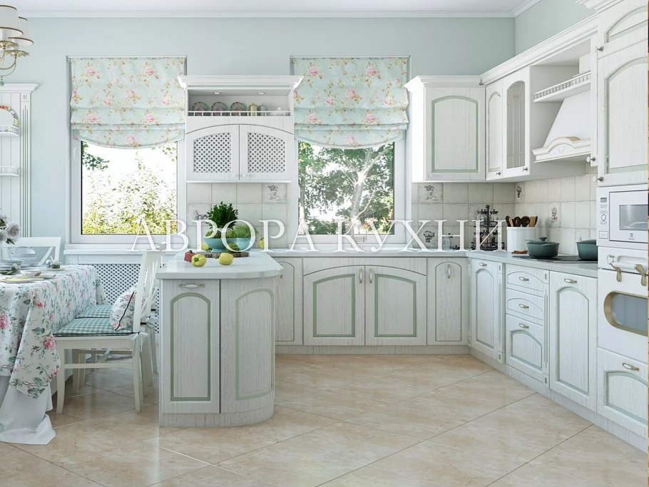 Кухни Кантри Прованс в интерьере