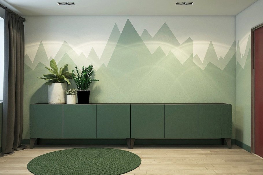 Обои сиреневые для стен