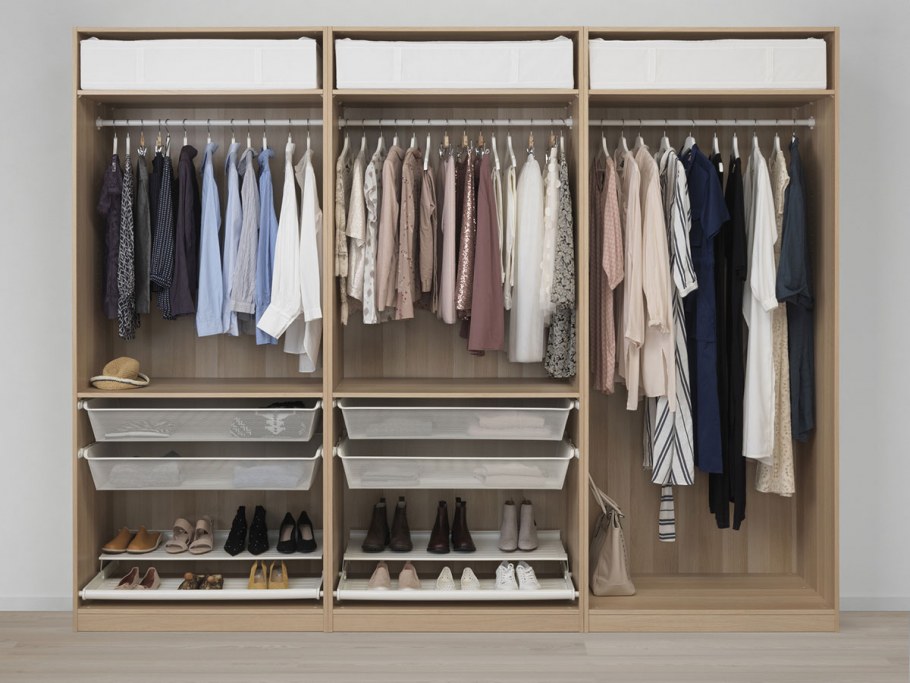 ПАКС угловой беленый дуб