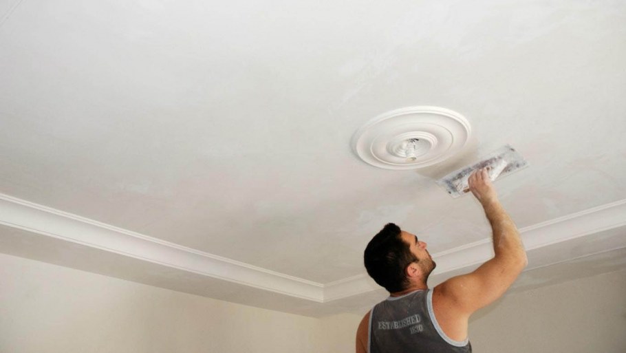 Шпатлевка потолка