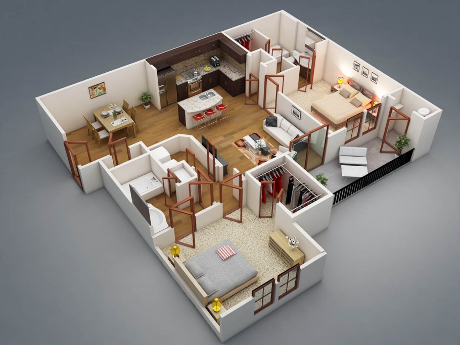 Floorplan 3d планировка