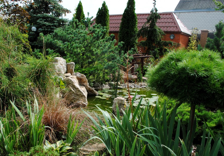 Стиль Эклектика в ландшафте