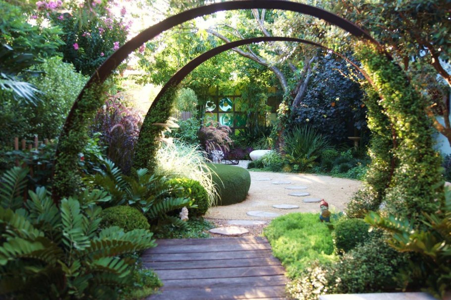 Озеленение патио зона