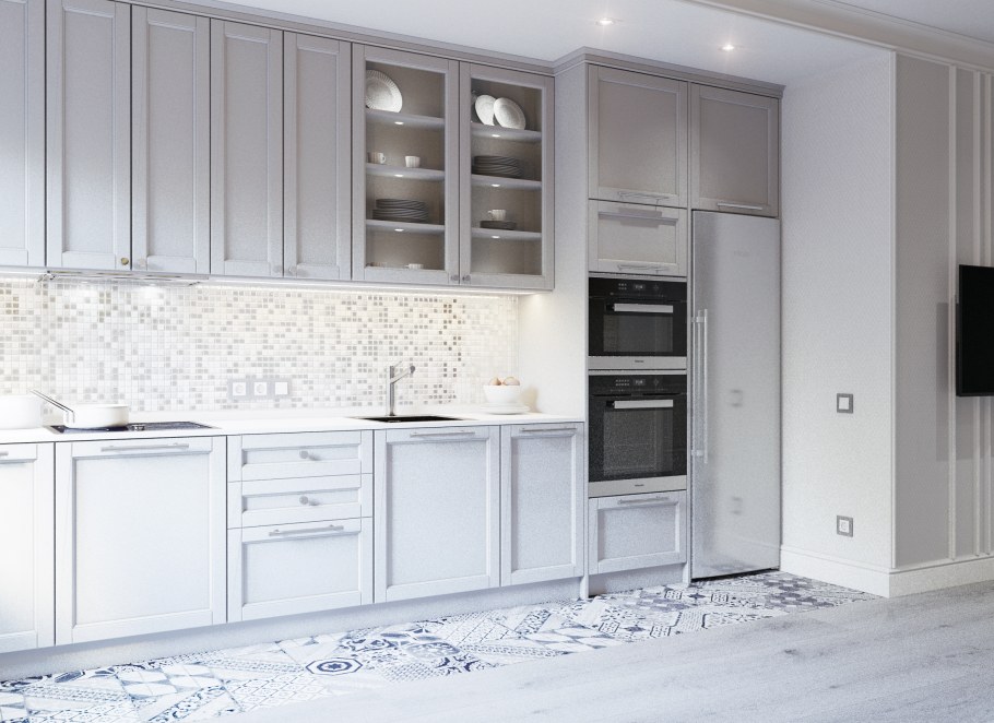 Фартук для кухни в стиле Неоклассика