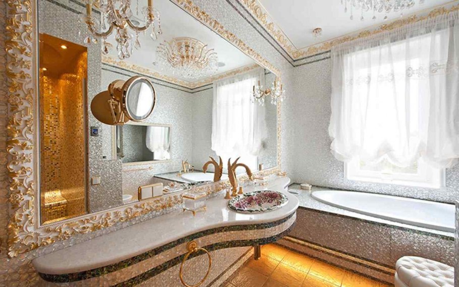 Ванная в лакшери стиле