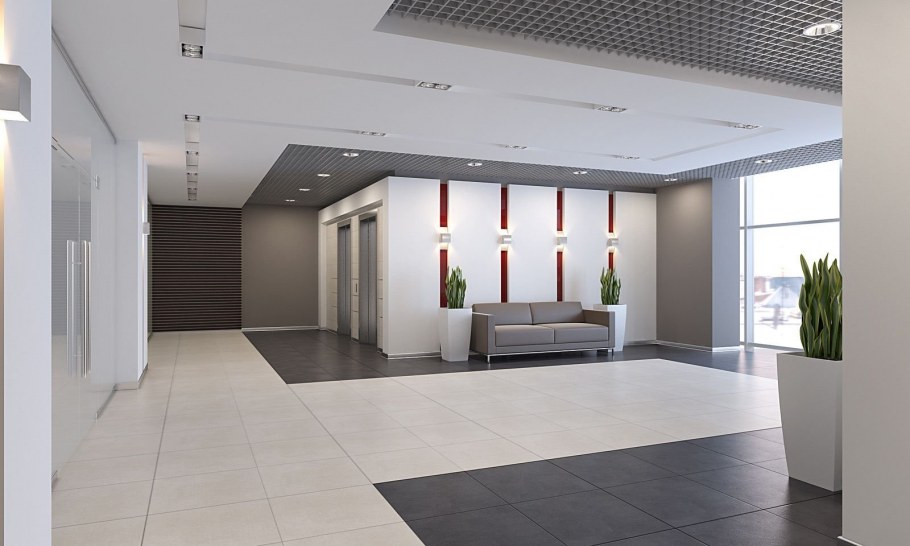 Интерьер фойе офиса