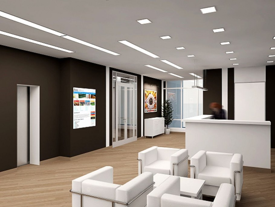 Интерьер фойе офиса