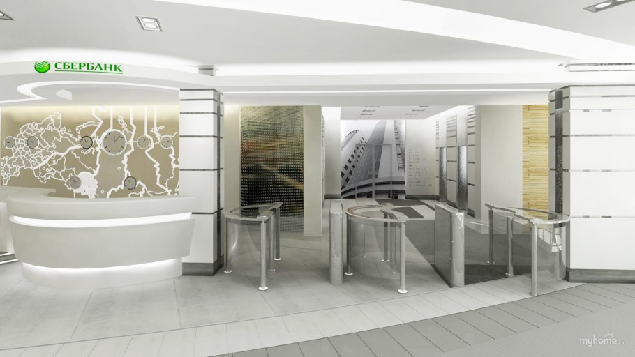 Интерьер вестибюля