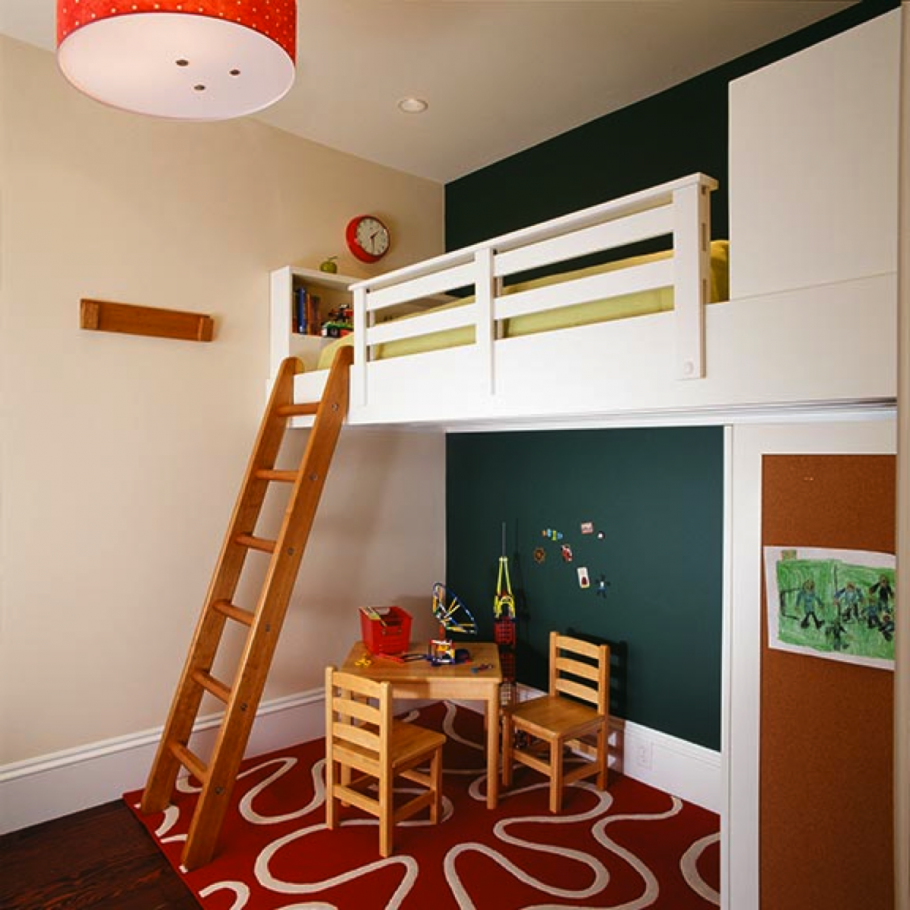 Антресольный второй ярус кровать чердак