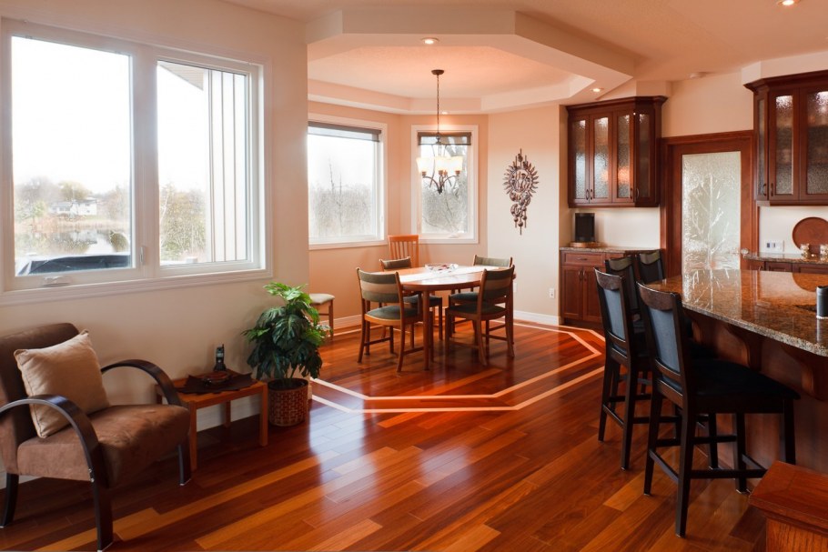 Паркет в гостиной