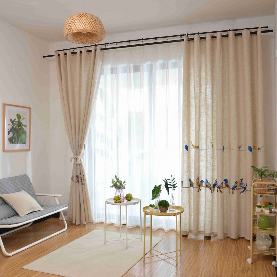 Шторы тюль лен