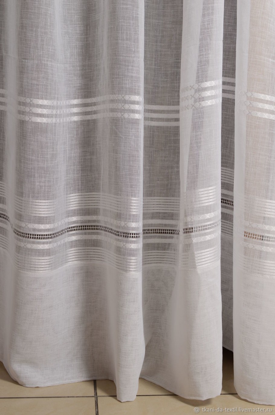 Льняные шторы пестротканые 100%лен