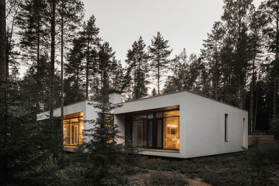 Хайтек в Норвегии с плоской крышей