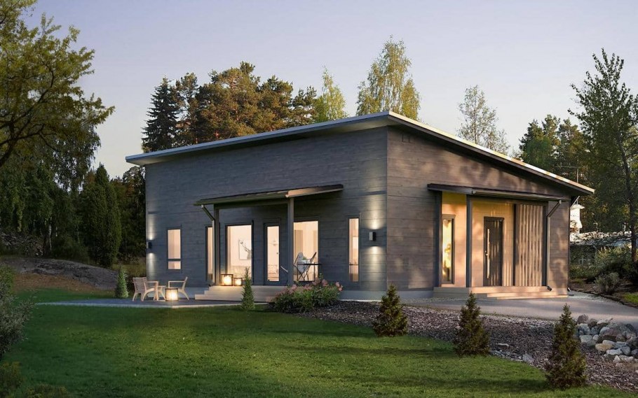 Barn House односкатный