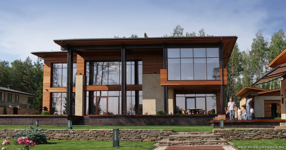 Барн хаусы Barn House с односкатной крышей