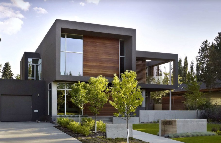 Флэт Хаус с односкатной крышей