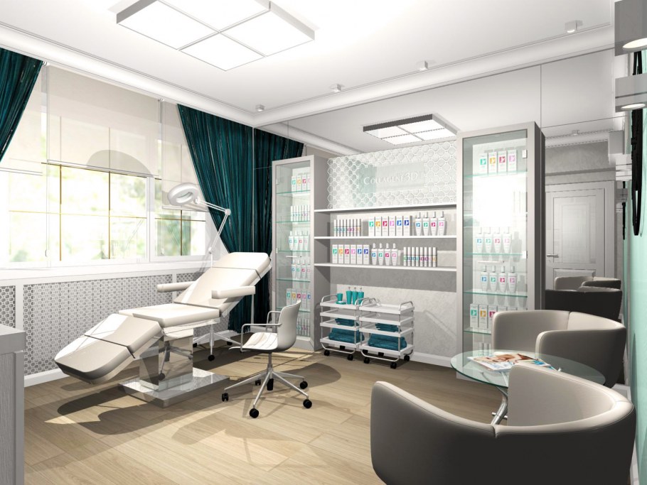 Шторы в косметологическом кабинете