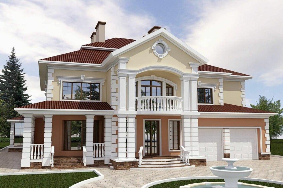 Фасадная лепнина Sketchup