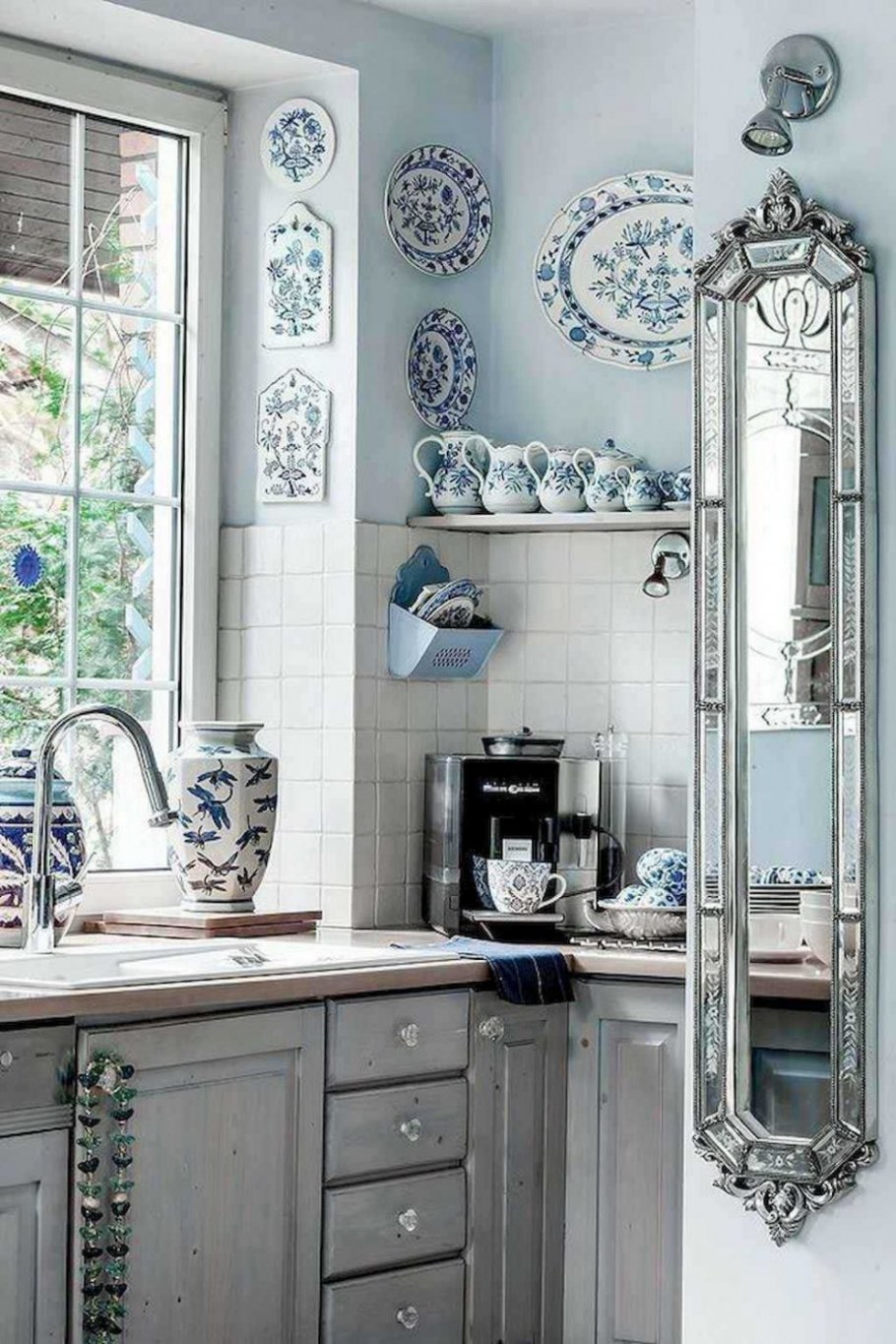 Полка на кухню Прованс шебби Шик