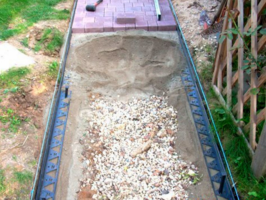 Окантовка газона пластиковая