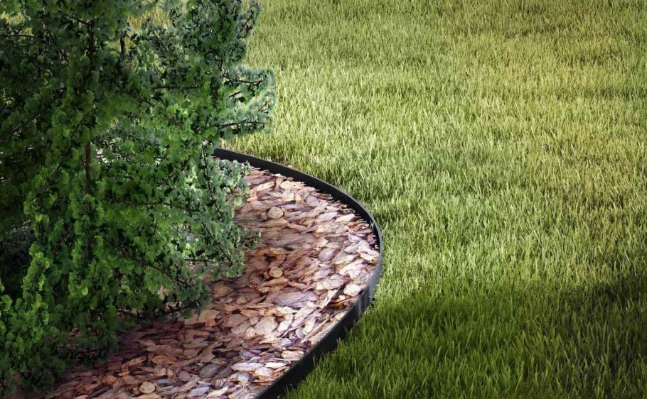 Клумба Садовая пластиковая в ландшафтном дизайне