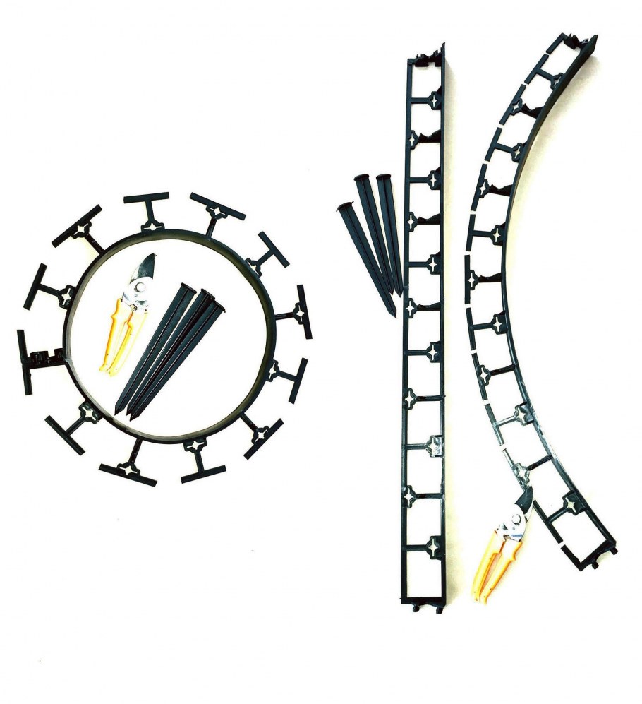 ЭКОСАД / садовый пластиковый бордюр