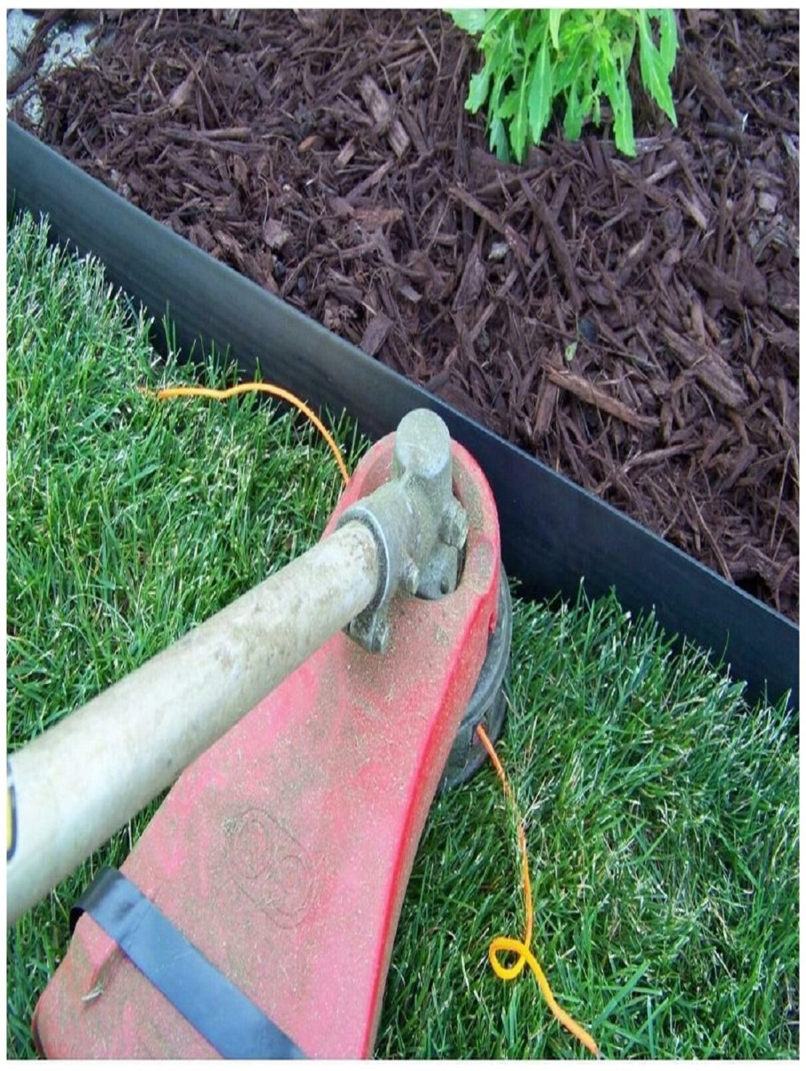 Гибкий садовый пластиковый бордюр ЭКОСАД, высота 38 мм.