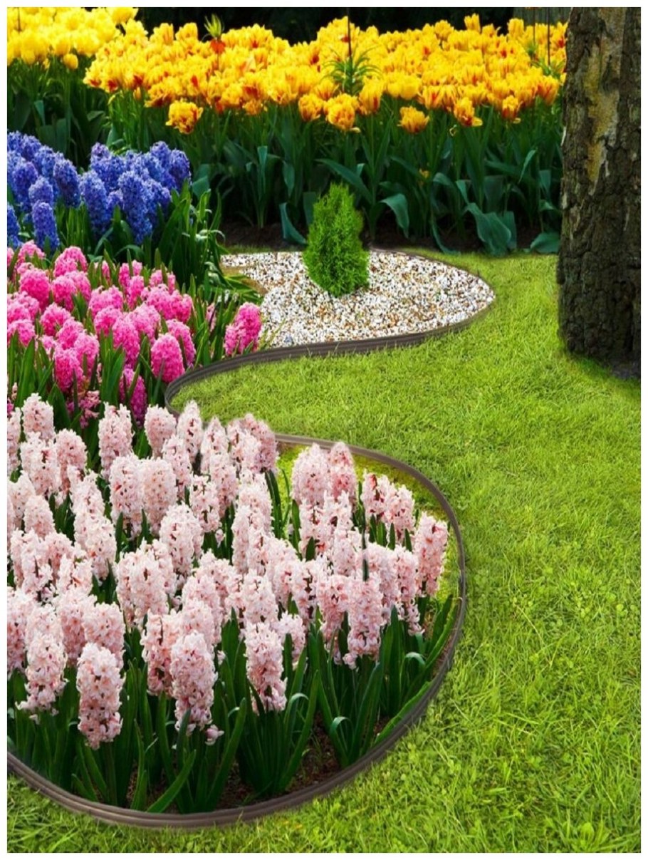 ЭКОСАД / садовый пластиковый бордюр