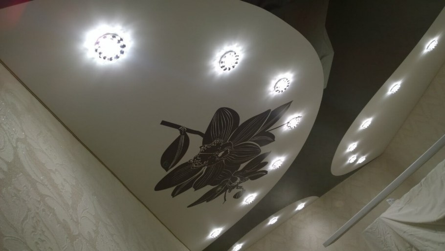 Фотопечать на потолке