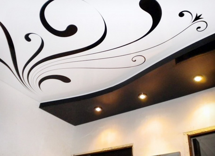 Виды волн на натяжных потолках