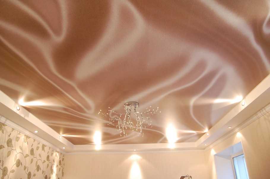 Натяжные потолки с рисунком