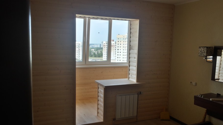 Подоконник-столешница на б