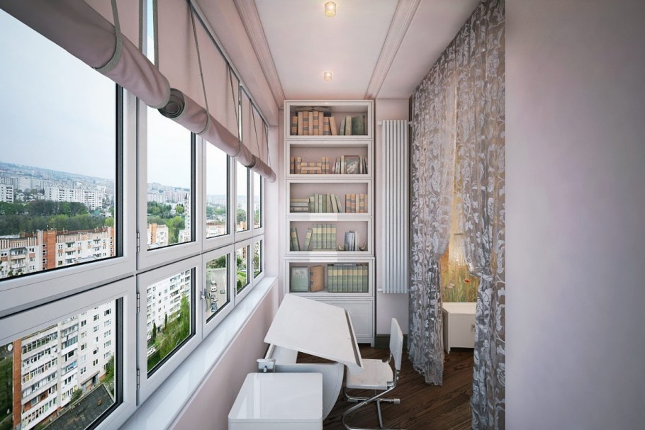 Панорамная лоджия продолжение комнаты