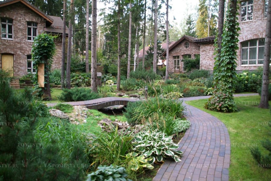 Террасирование ландшафт Модерн