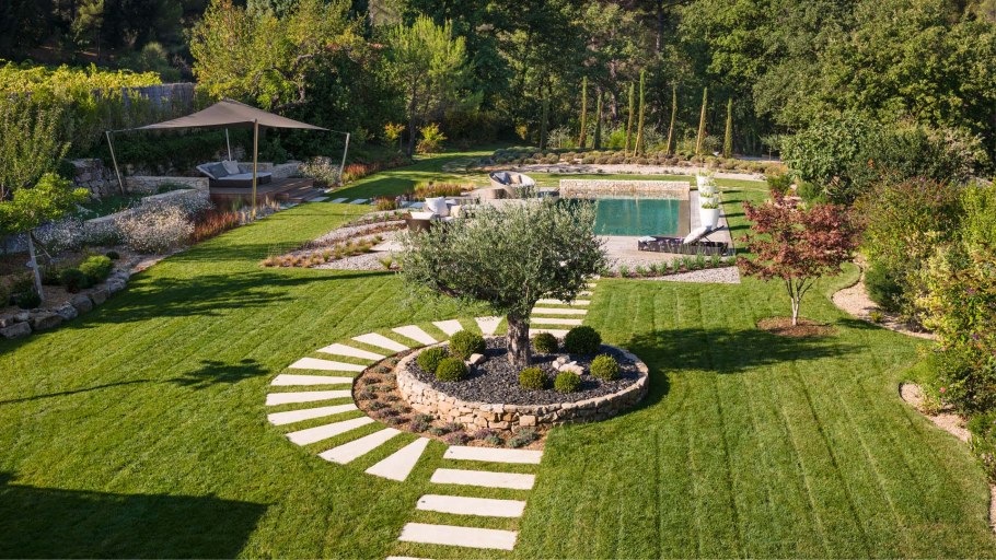 Лучшее расположение дорожек в саду