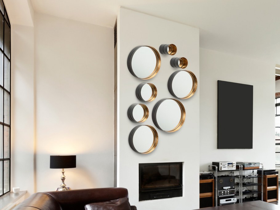 Зеркальная стена в интерьере