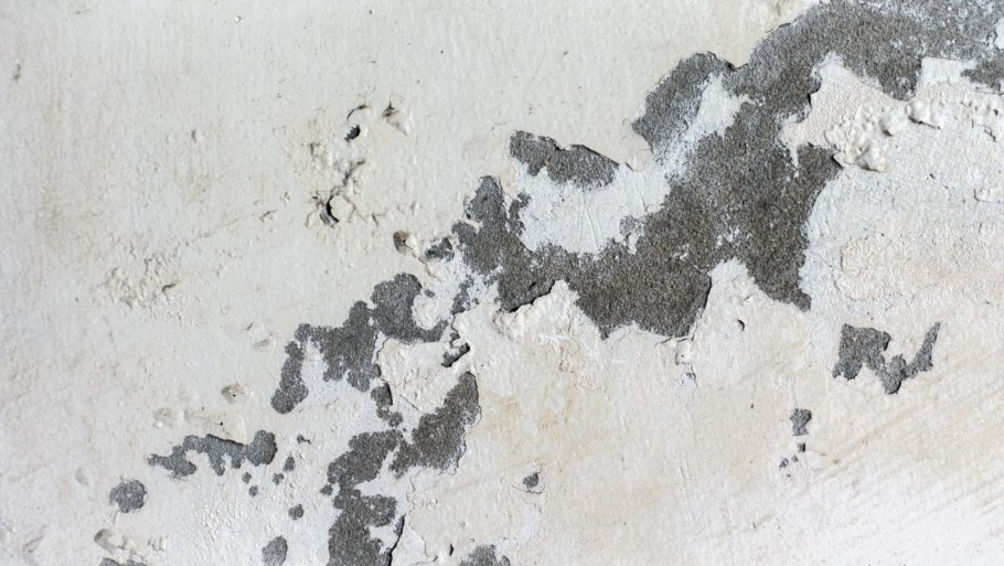 Облупившаяся краска на стене