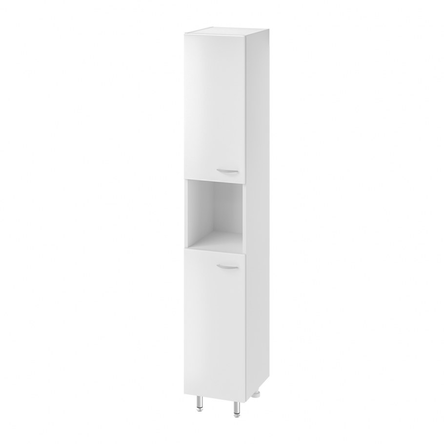 Пенал Douglas 50 белый со стеклом