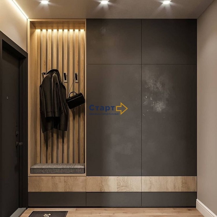 Отделка стен деревянными рейками