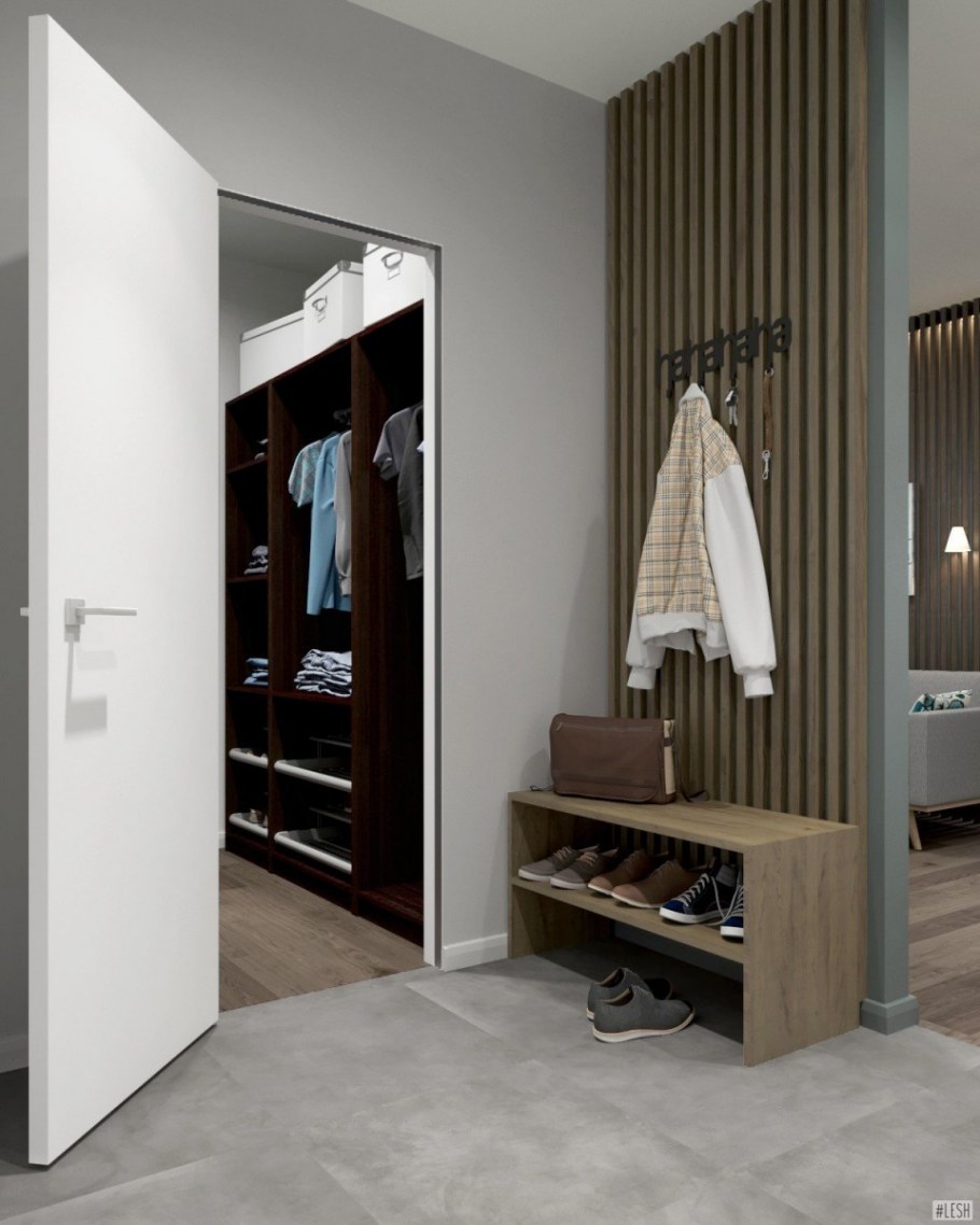 Рейки в прихожей