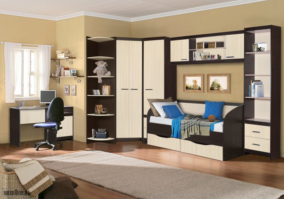Детская мебель Спайдер венге/дуб молочный