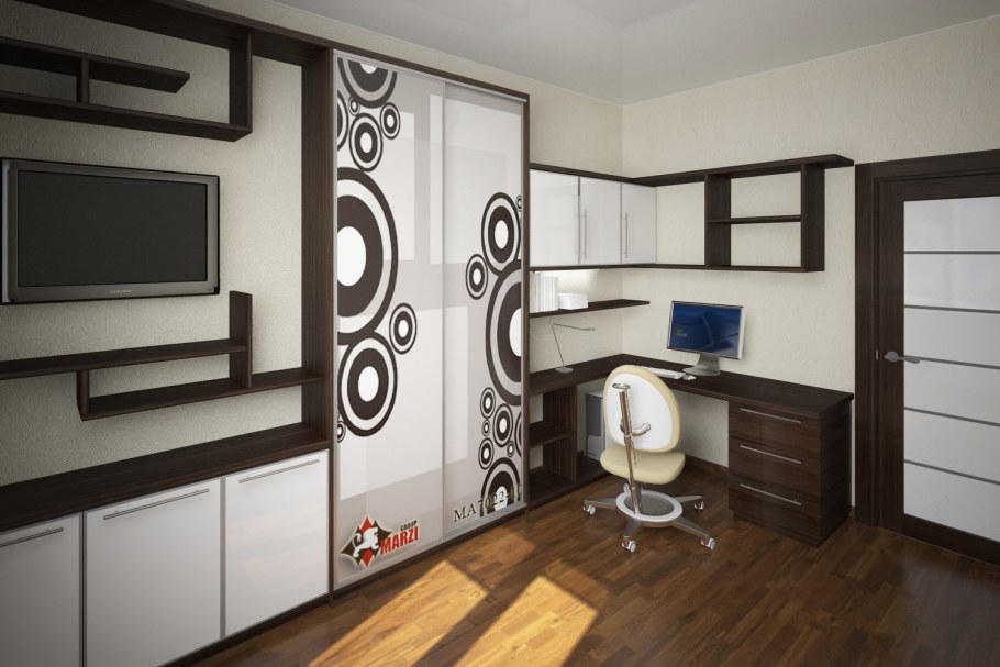 Мебель в комнату для подростка мальчика венге