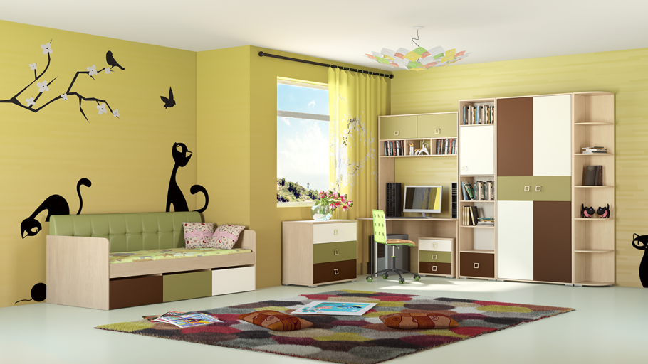 Мебель ТРИЯ детская Тетрис