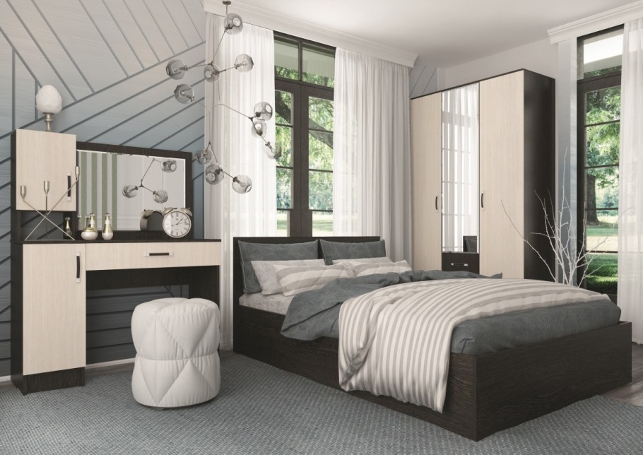 Спальня Montpellier (дуб Млечный)